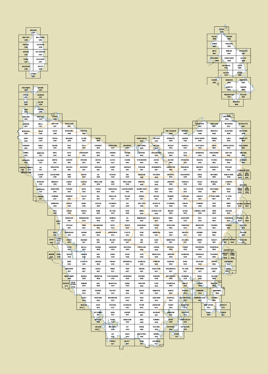 Digital Complete State 1:25000 Coverage