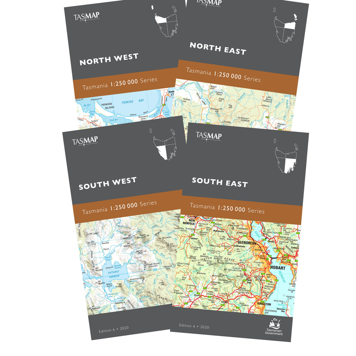 1:250 000 bundle (folded) – TASMAP