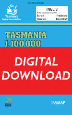 Cover of digital Inglis 1:100 000 Series map
