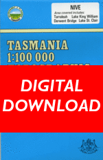 Cover of digital Nive 1:100 000 Series map