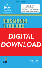 Cover of digital Mersey 1:100 000 Series map