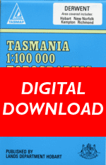 Cover of digital Derwent 1:100 000 Series map