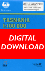 Cover of digital Little Swanport 1:100 000 Series map