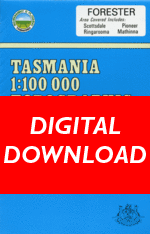 Cover of digital Forester 1:100 000 Series map