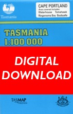 Cover of digital Cape Portland 1:100 000 Series map