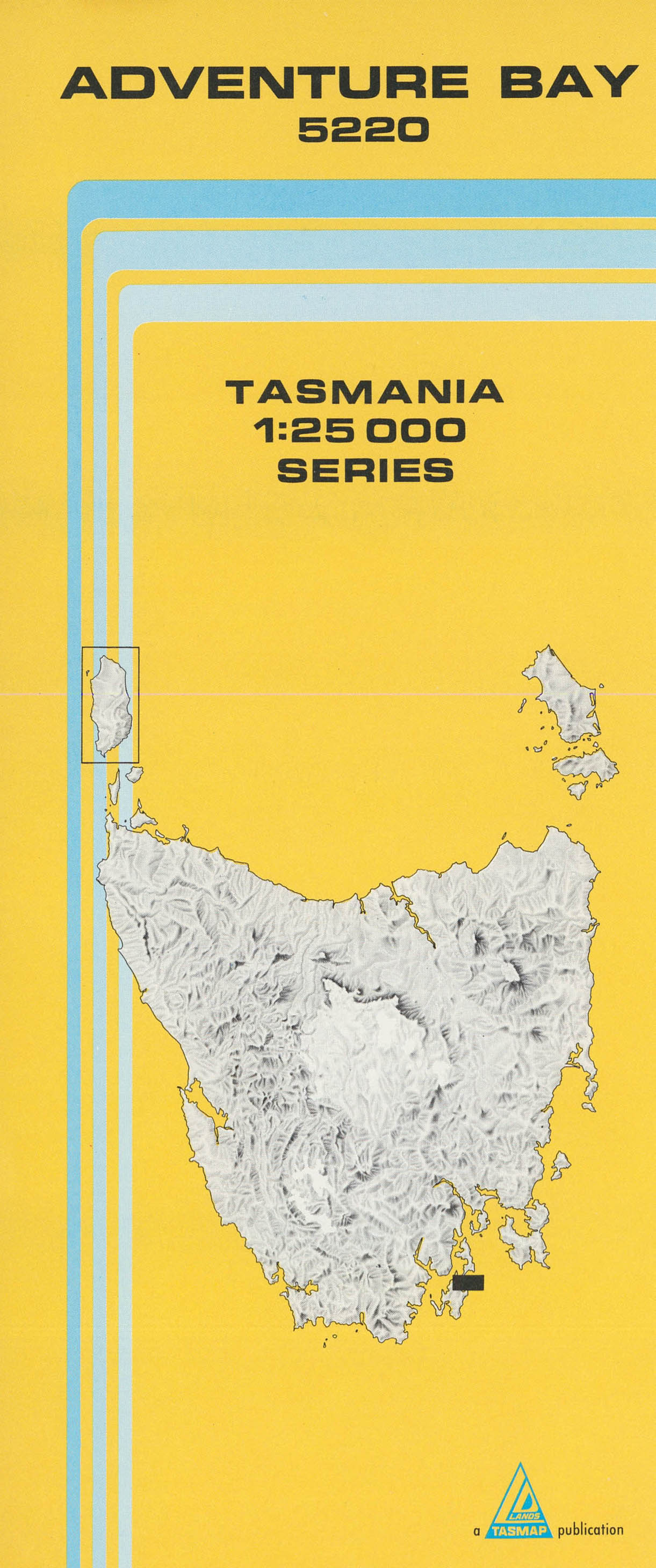 Adventure Bay 1:25000 Topographic/Cadastral Map