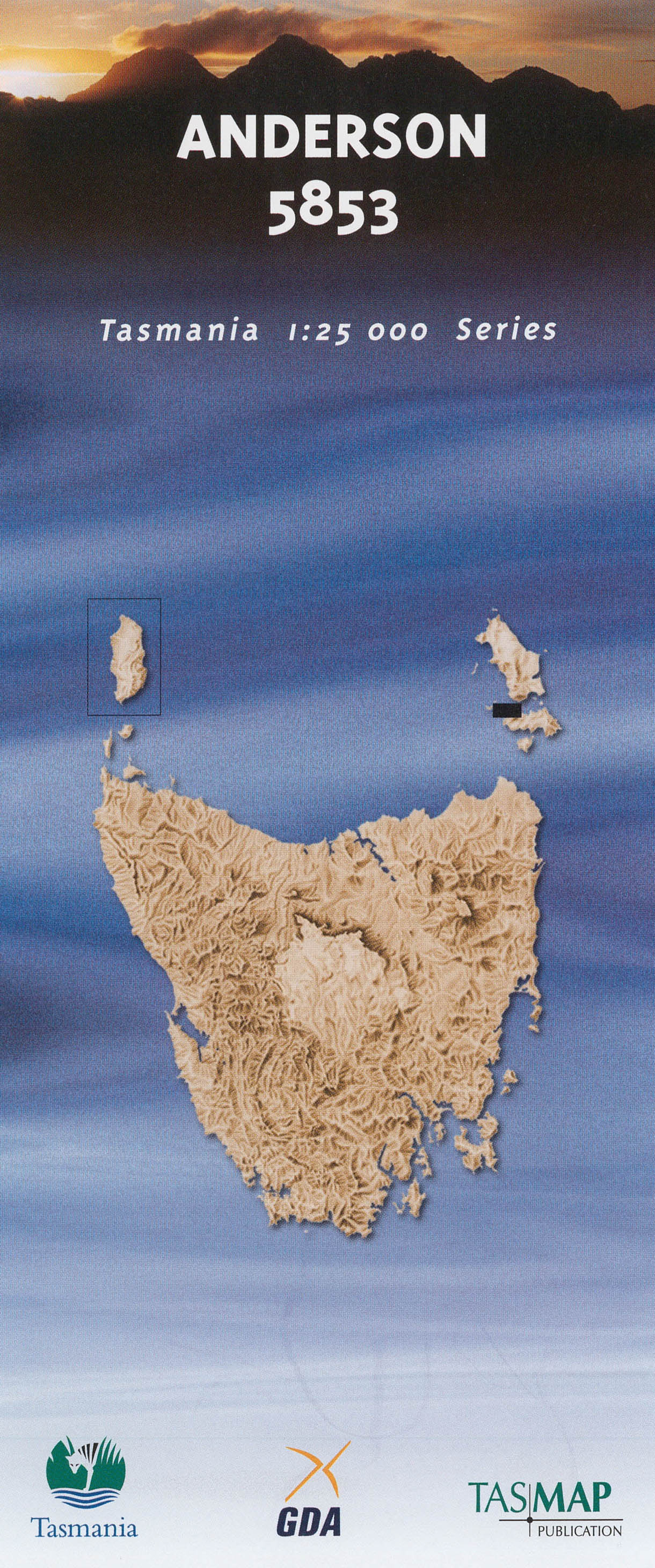 Anderson 1:25000 Topographic/Cadastral Map