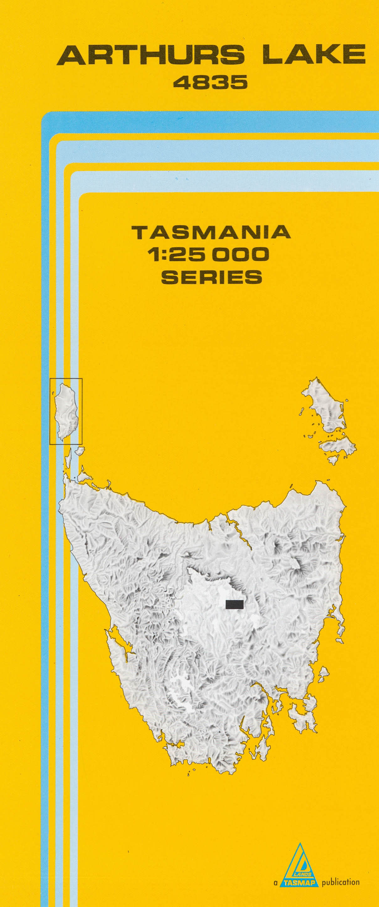 Arthurs Lake 1:25000 Topographic/Cadastral Map