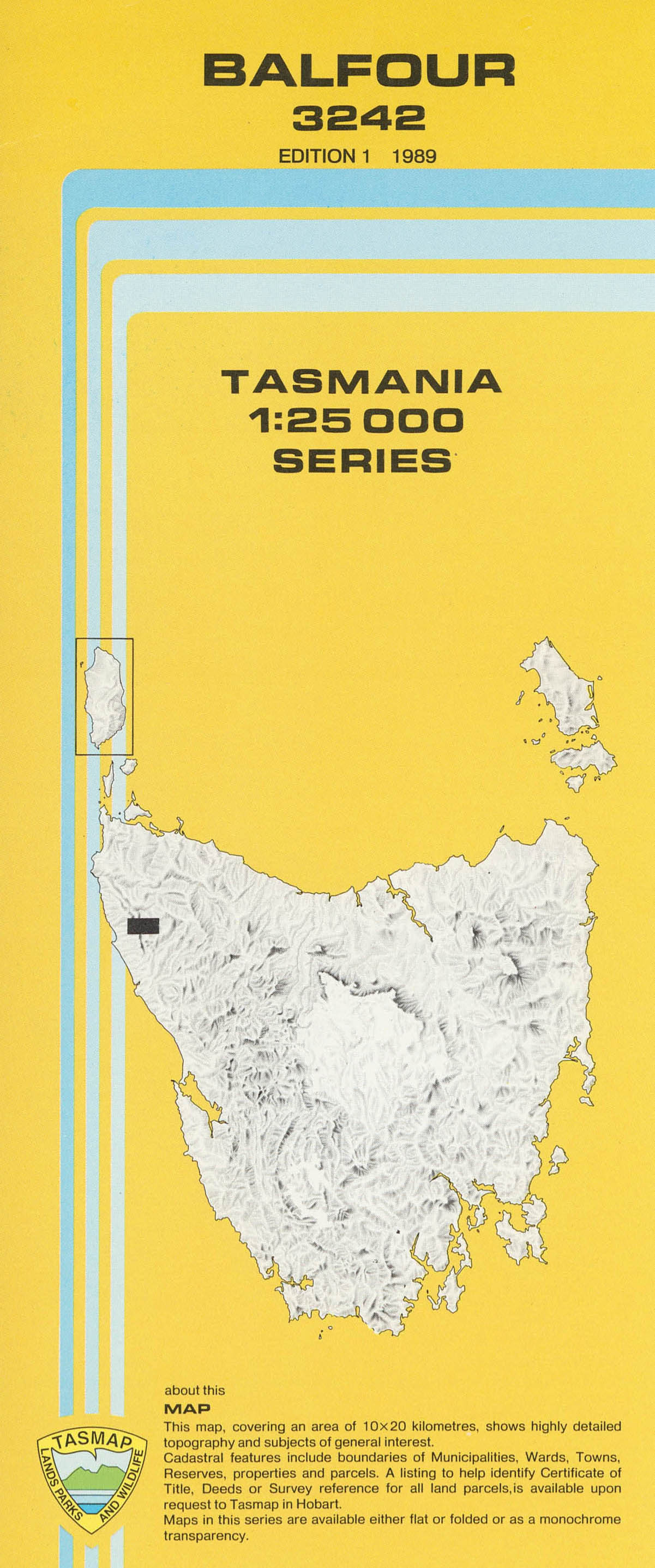 Balfour 1:25000 Topographic/Cadastral Map