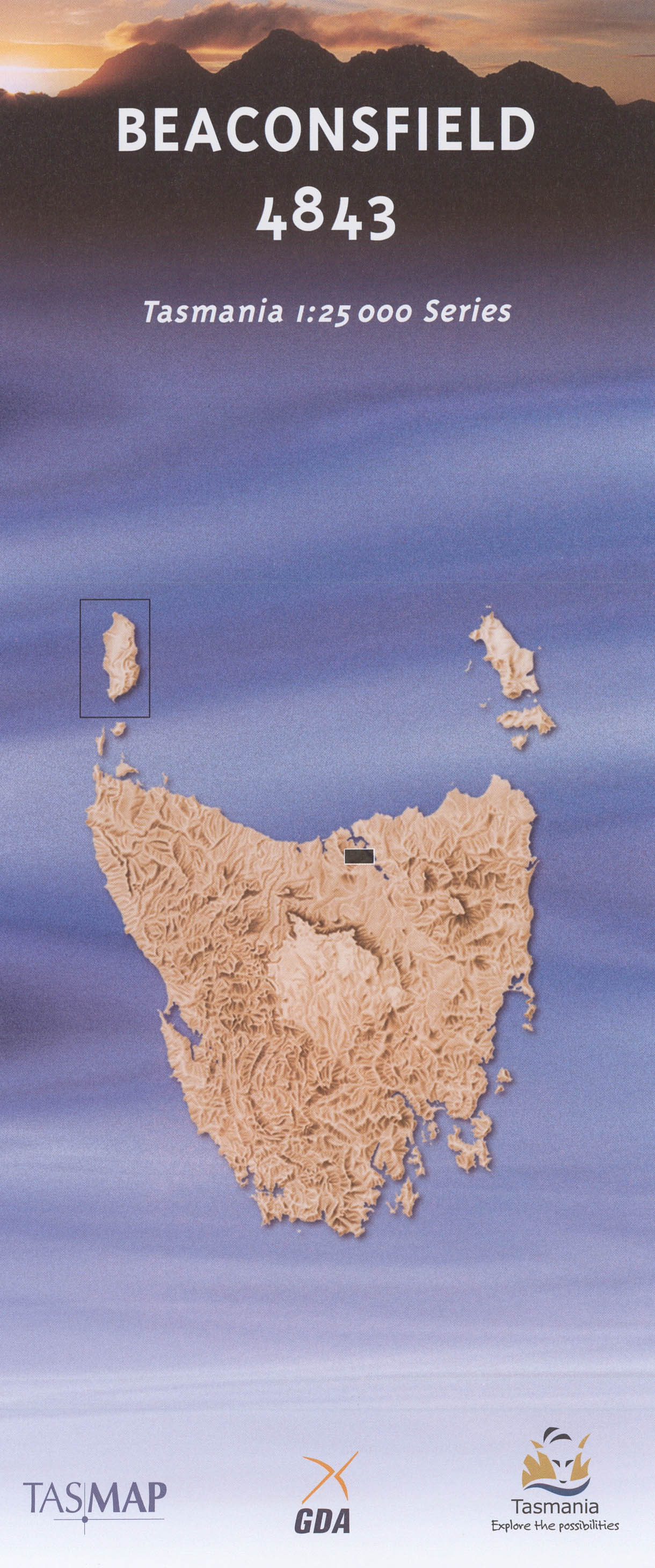 Beaconsfield 1:25000 Topographic/Cadastral Map
