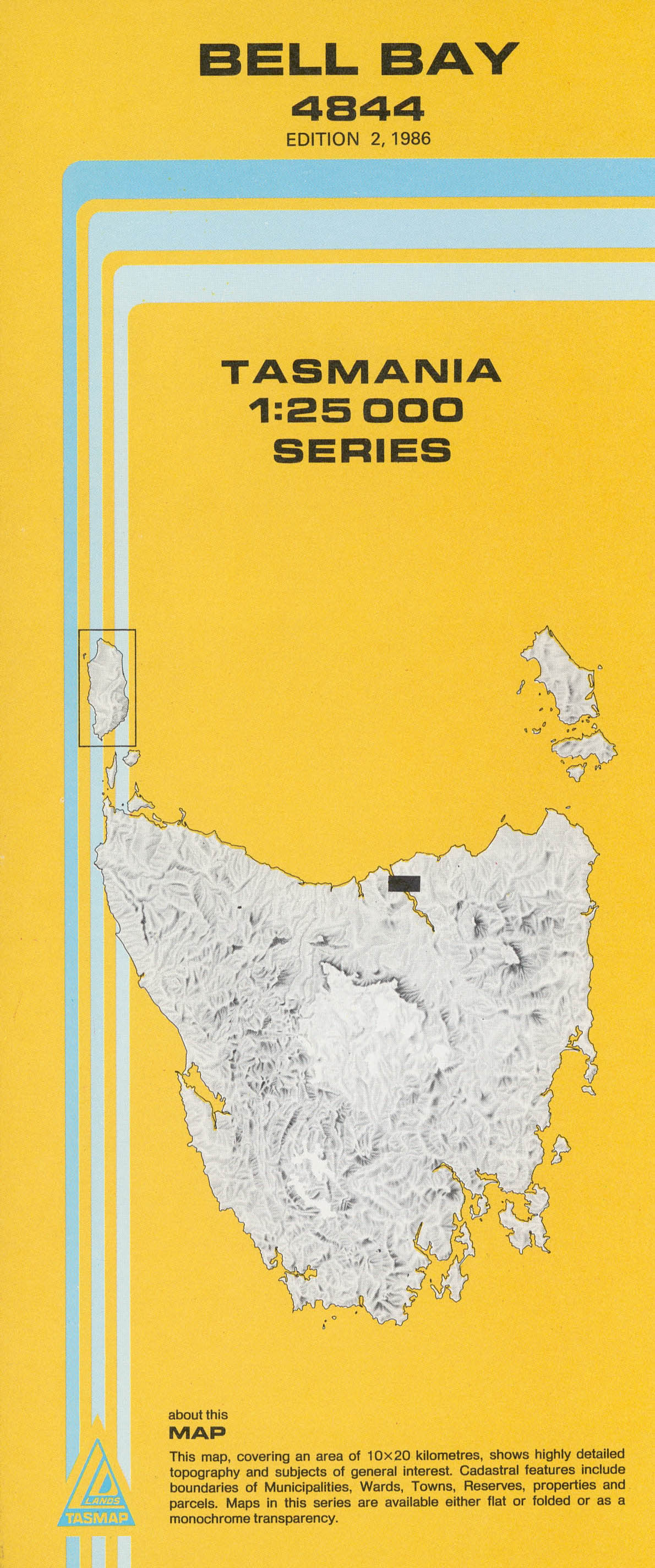 Bell Bay 1:25000 Topographic/Cadastral Map