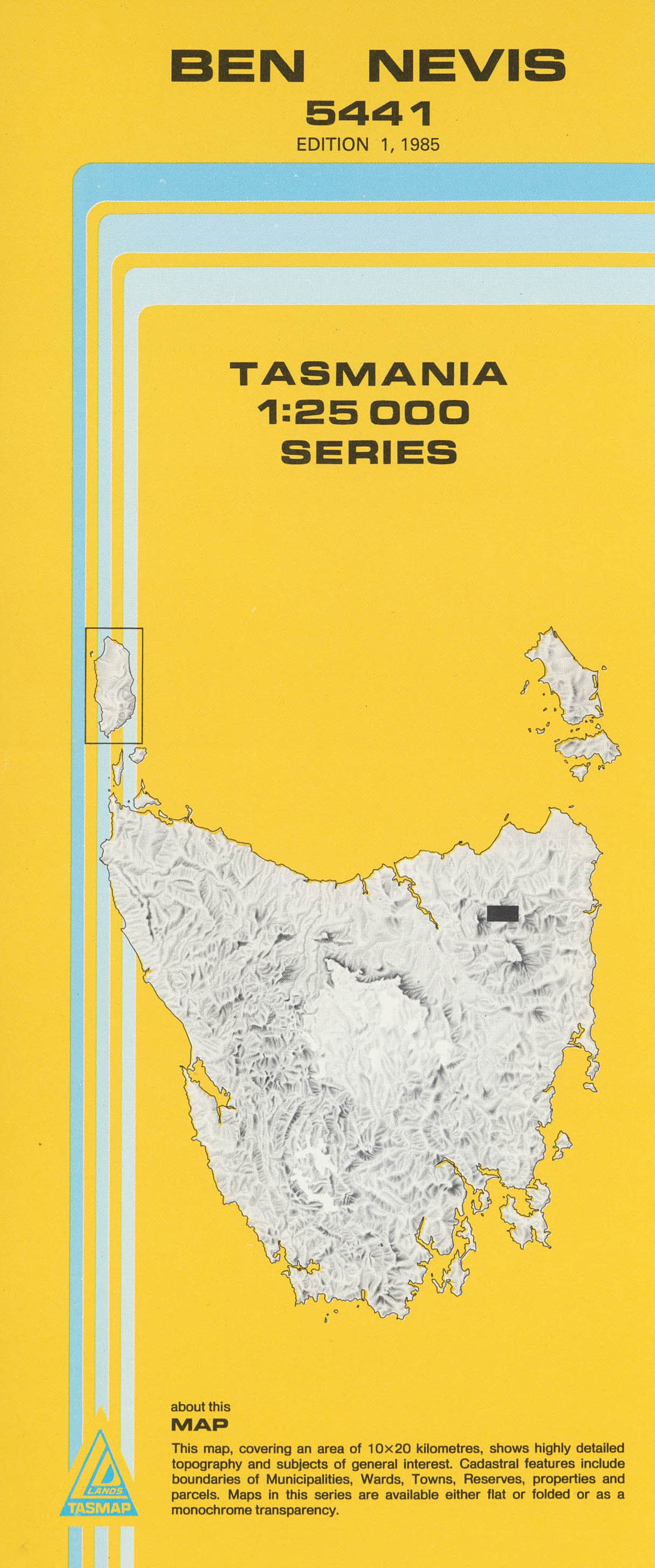Ben Nevis 1:25000 Topographic/Cadastral Map