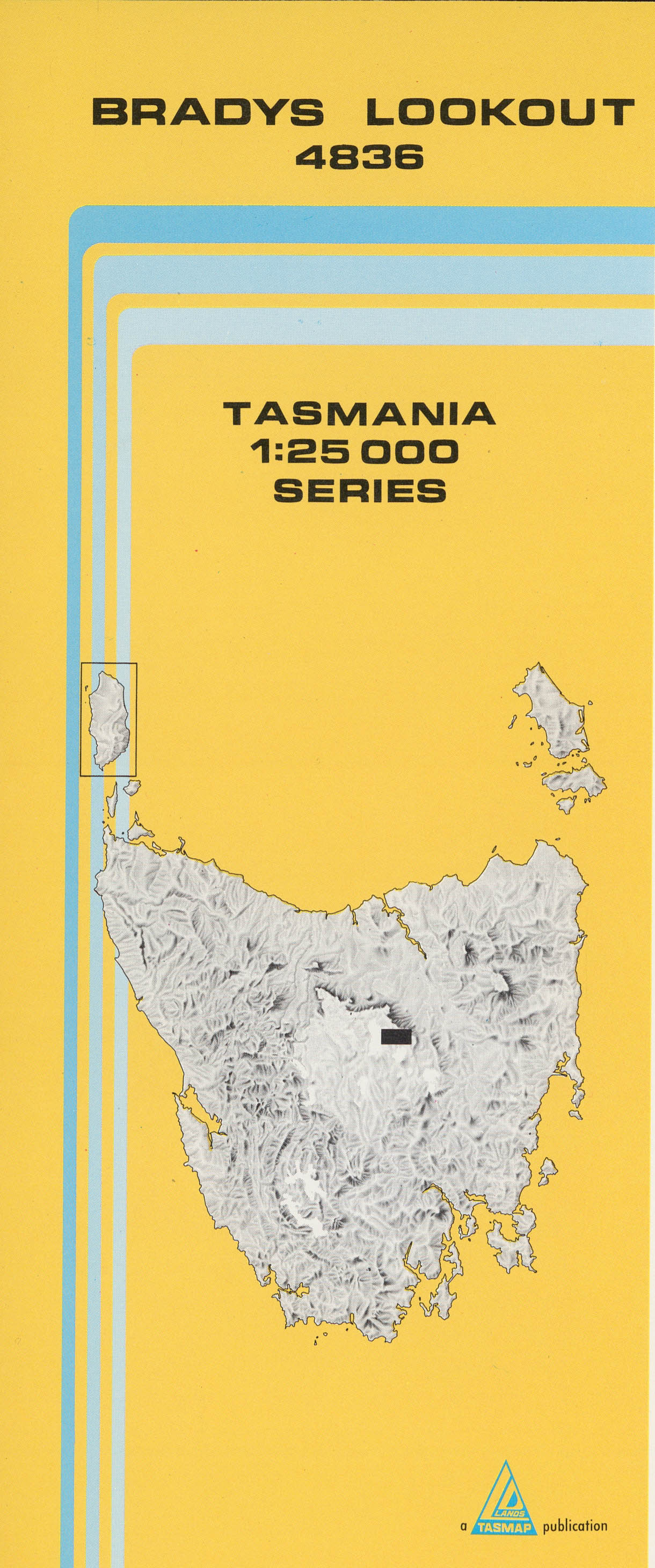 Bradys Lookout 1:25000 Topographic/Cadastral Map