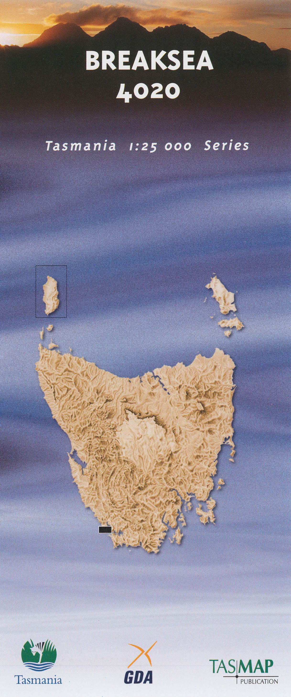 Breaksea 1:25000 Topographic/Cadastral Map