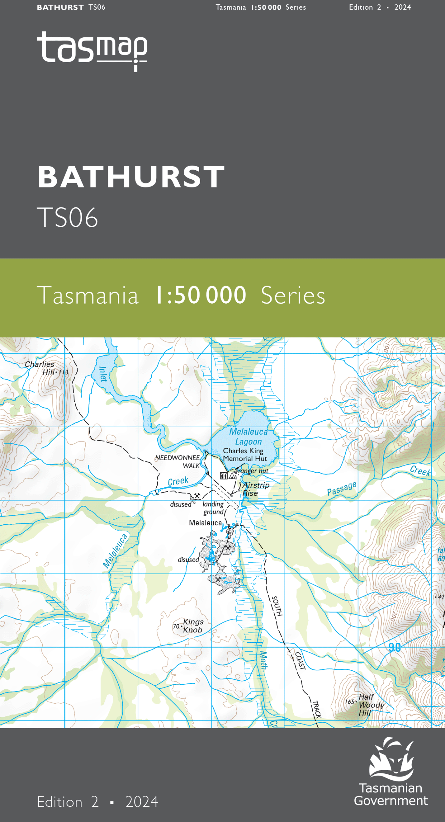 Cover of Bathurst TS06 1:50 000 Series map