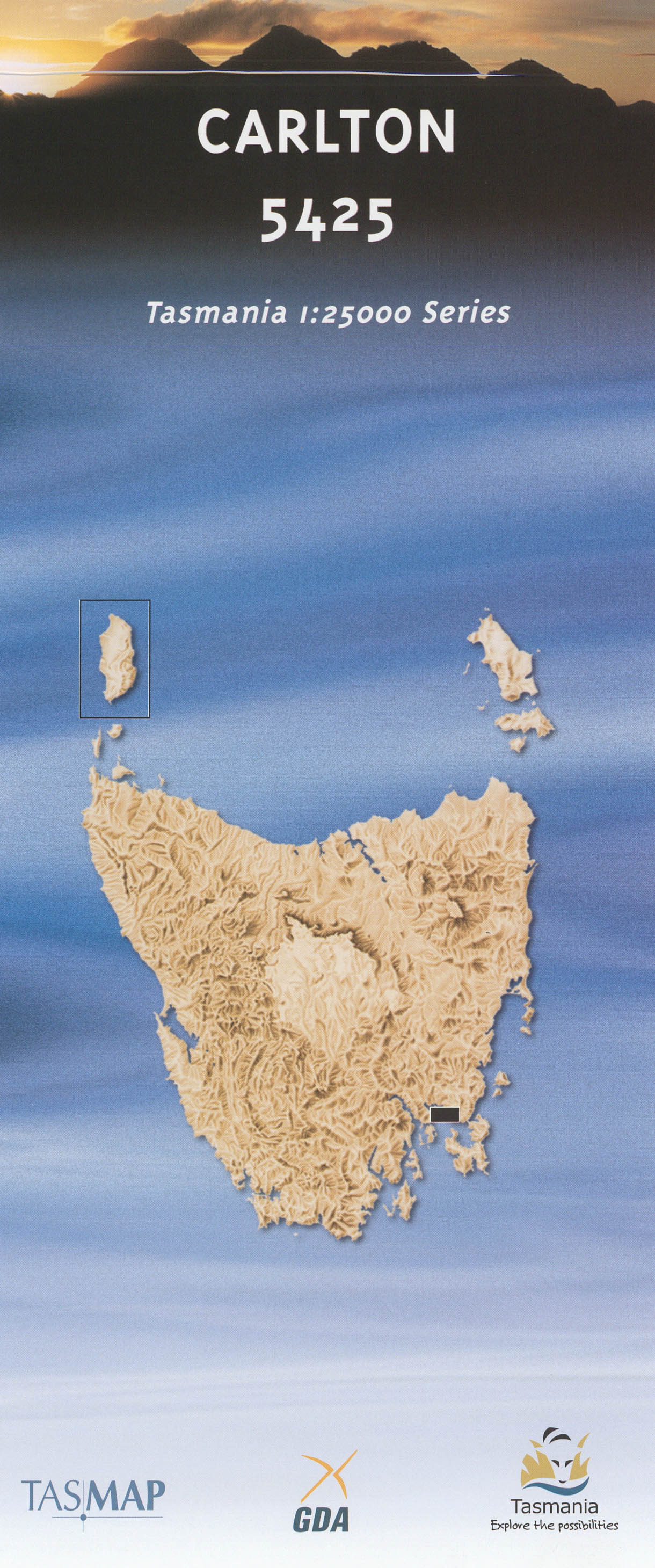 Carlton 1:25000 Topographic/Cadastral Map