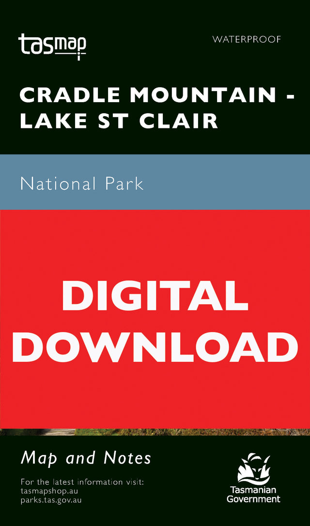Cover of digital Cradle Mountain - Lake St Clair Day Walk map