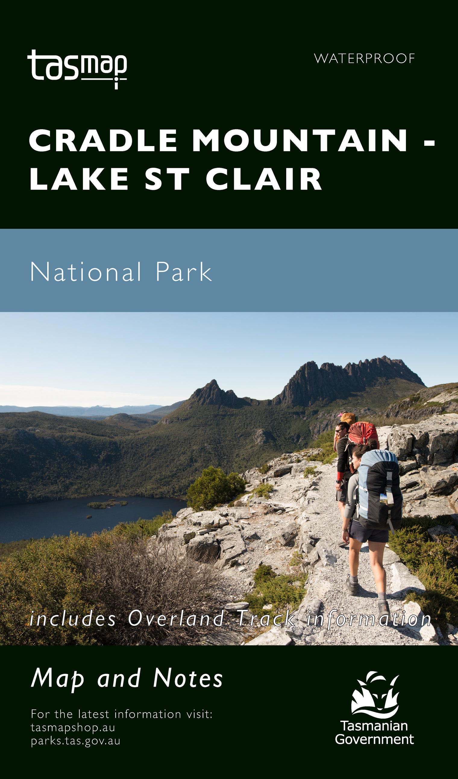 Cover of Cradle Mountain - Lake St Clair National Park map