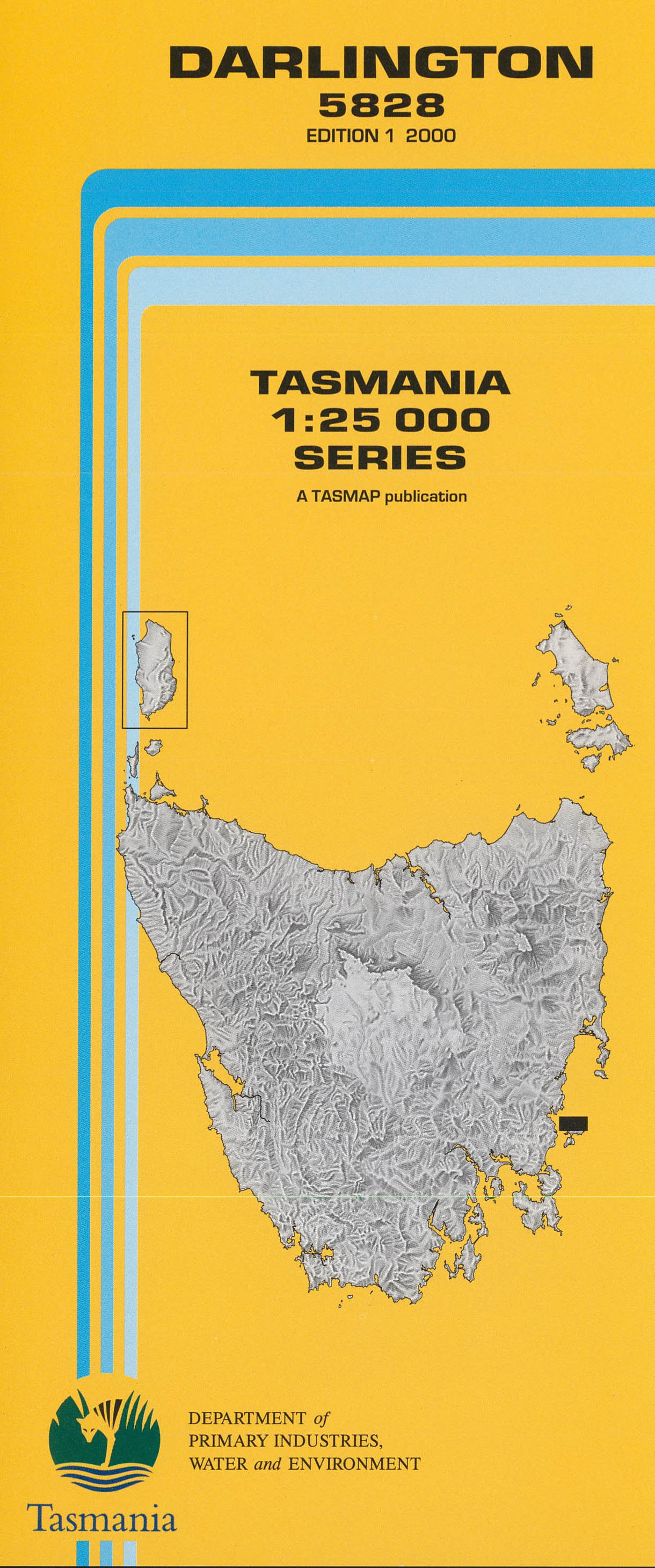 Darlington 1:25000 Topographic/Cadastral Map