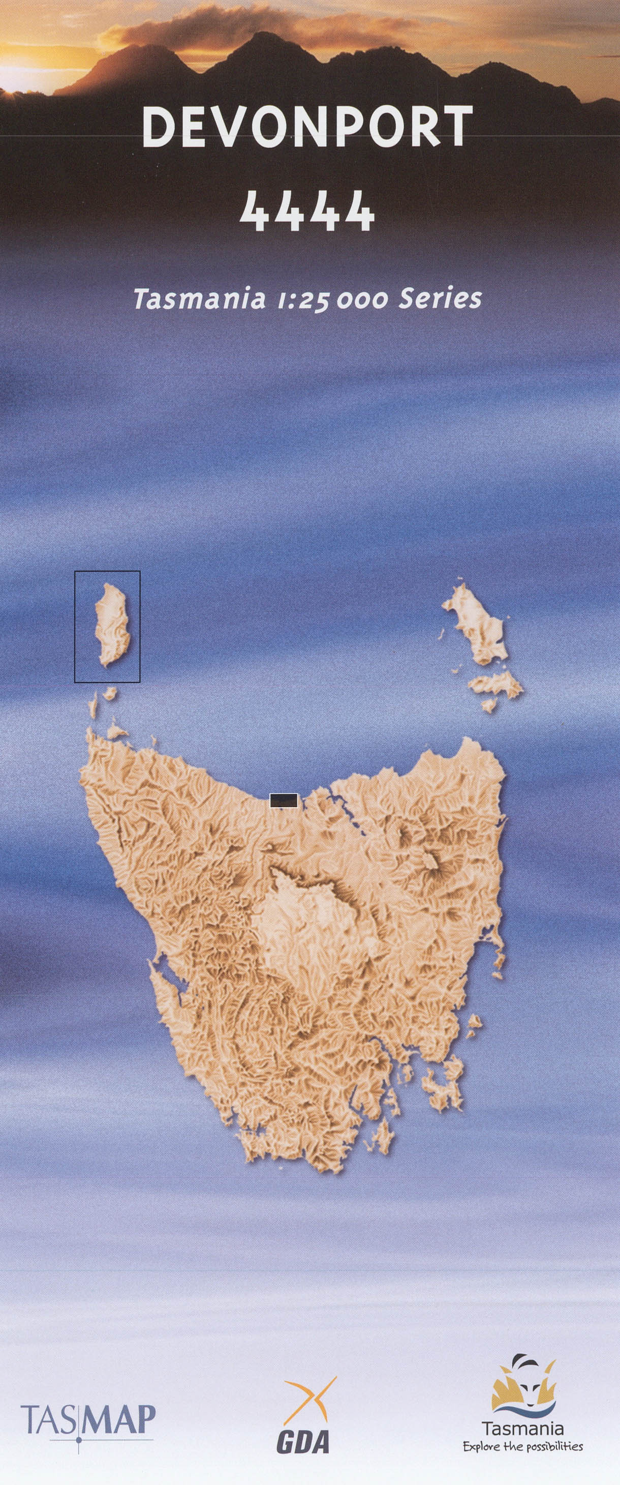 Devonport 1:25000 Topographic/Cadastral Map