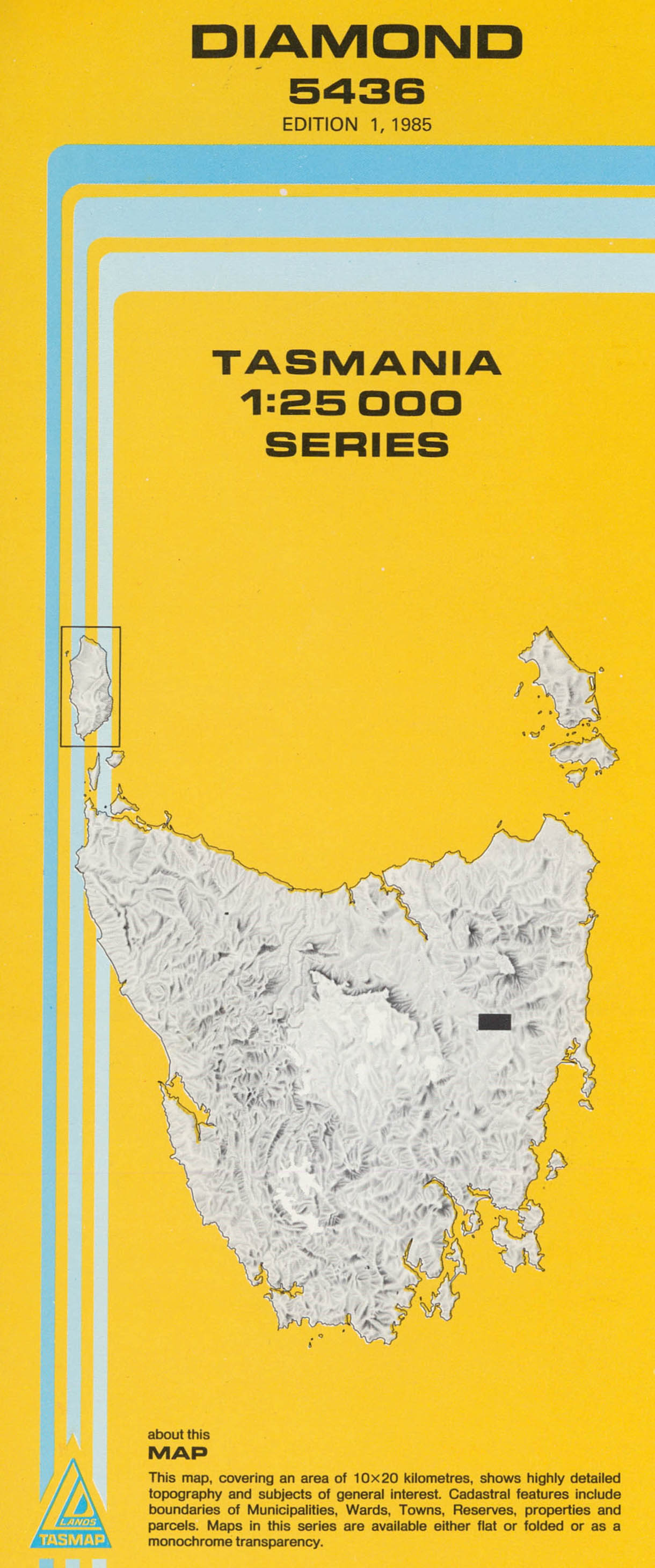 Diamond 1:25000 Topographic/Cadastral Map