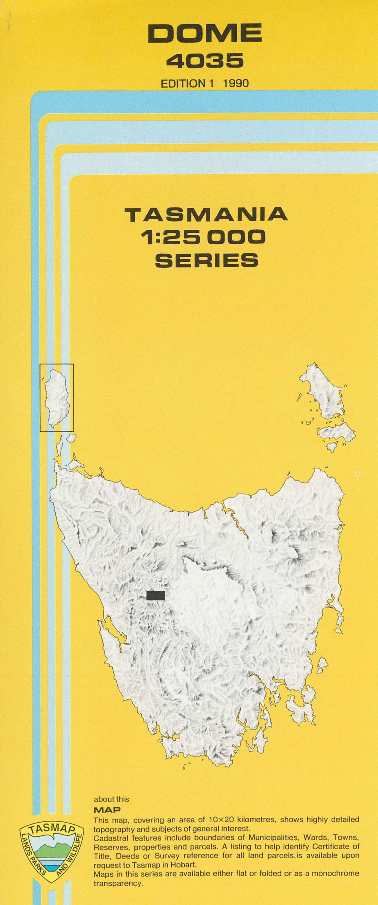 Dome 1:25000 Topographic/Cadastral Map