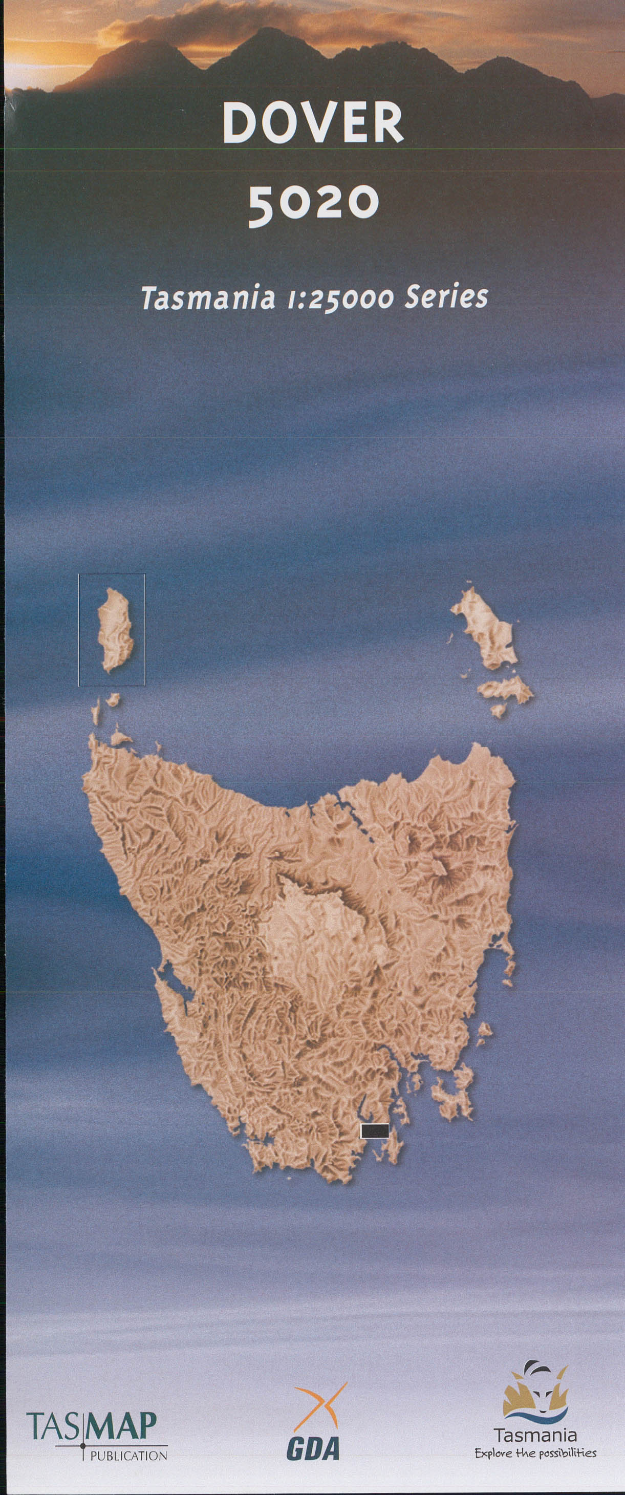 Dover 1:25000 Topographic/Cadastral Map