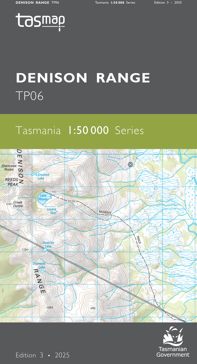 Cover of Denison Range TP06 1:50 000 Series map