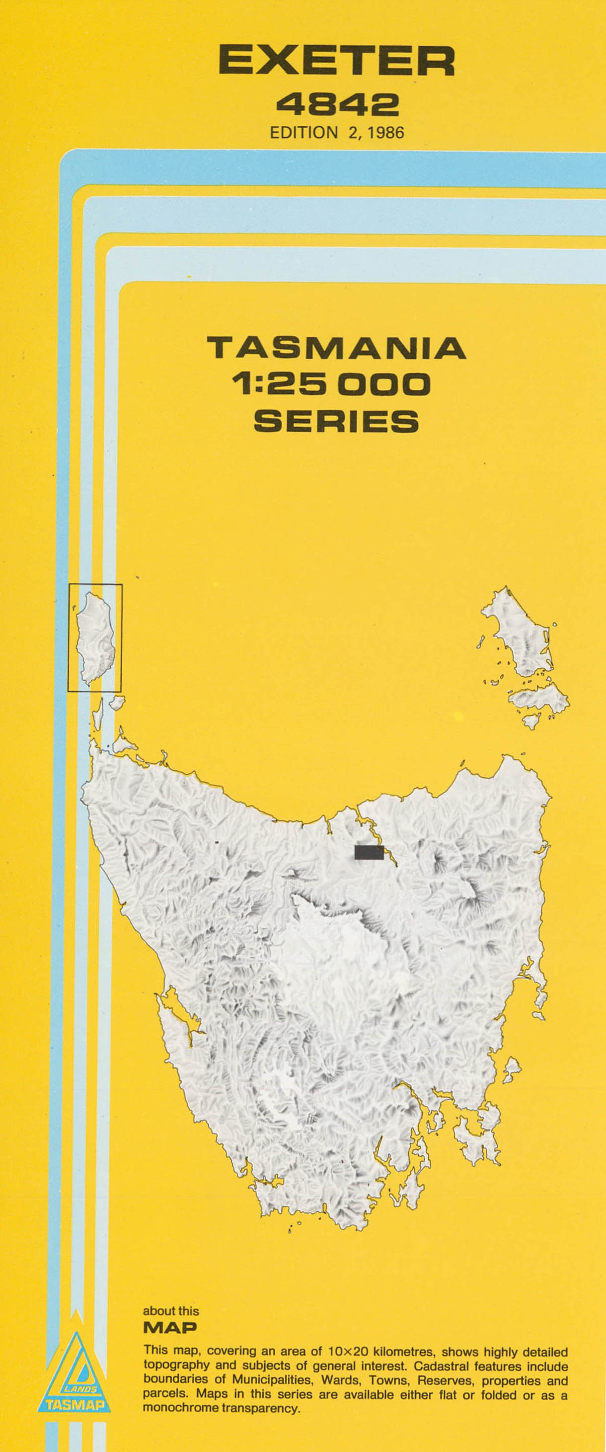 Exeter 1:25000 Topographic/Cadastral Map