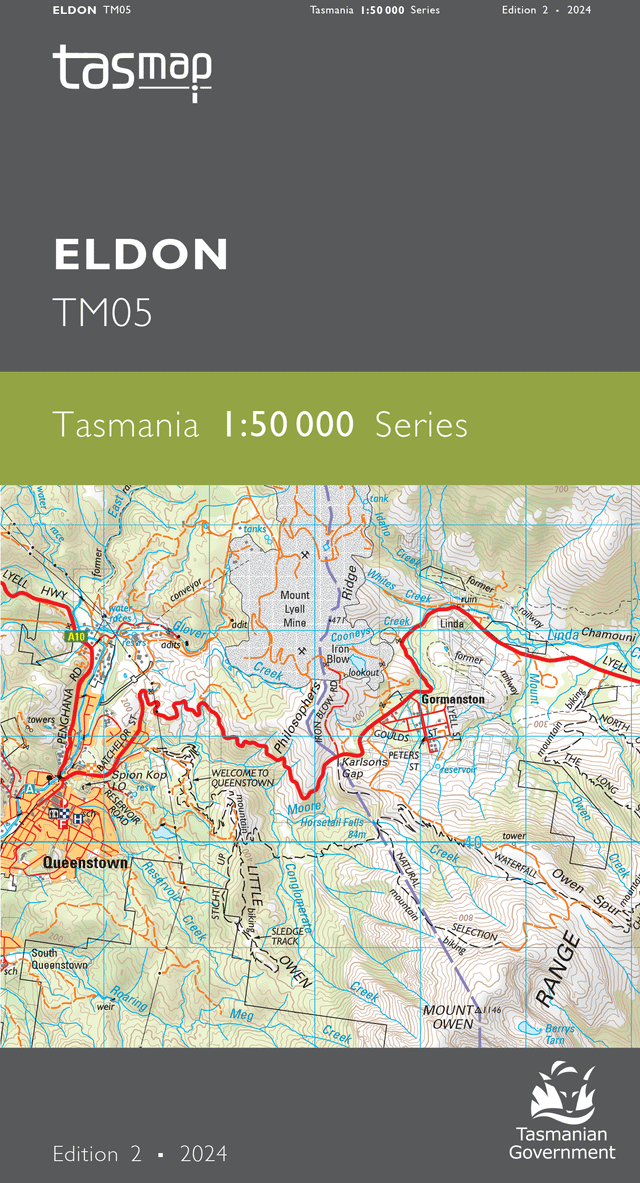 Cover of Eldon TM05 1:50 000 Series map