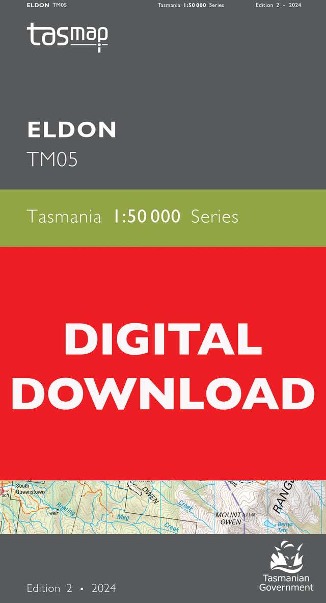 Cover of digital Eldon TM05 1:50 000 Series map