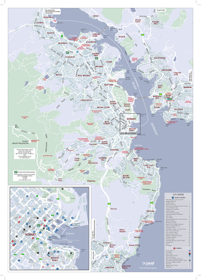 Thumbnail of Explore Hobart map