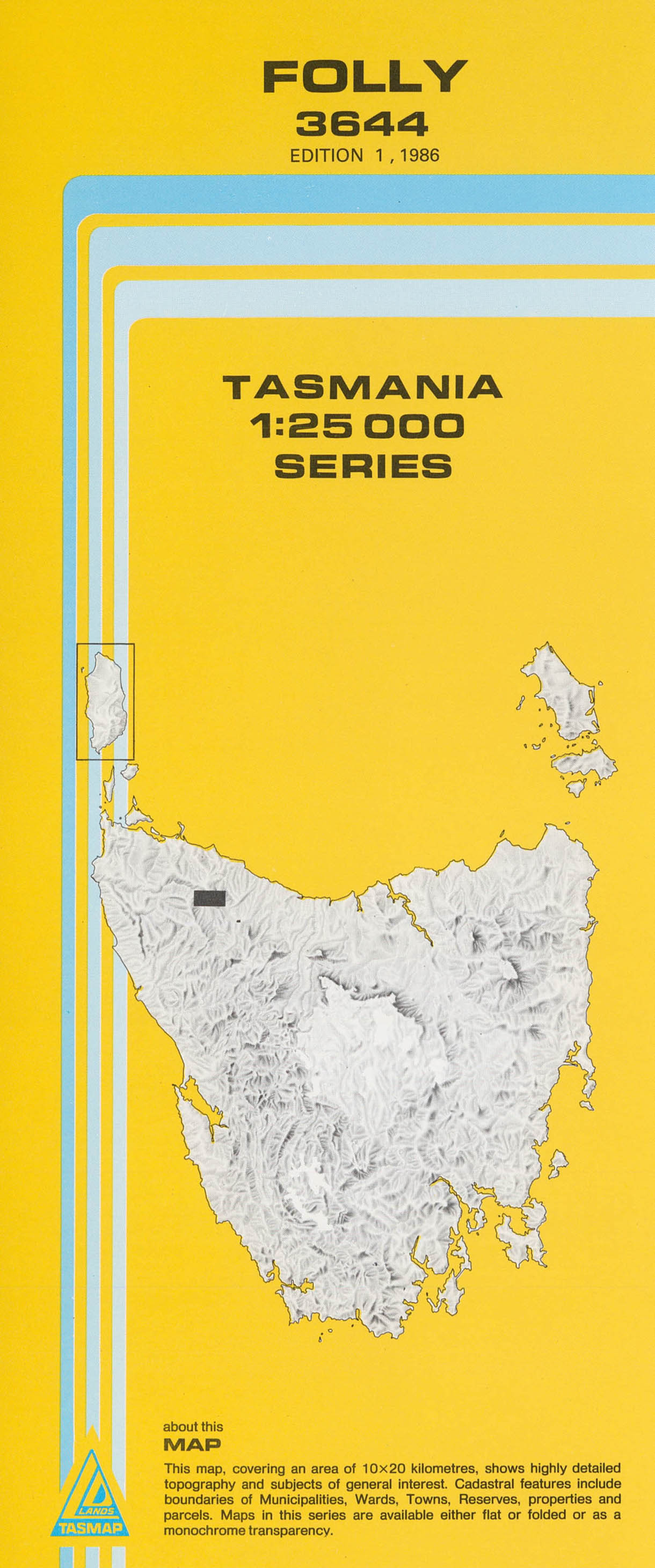 Folly 1:25000 Topographic/Cadastral Map