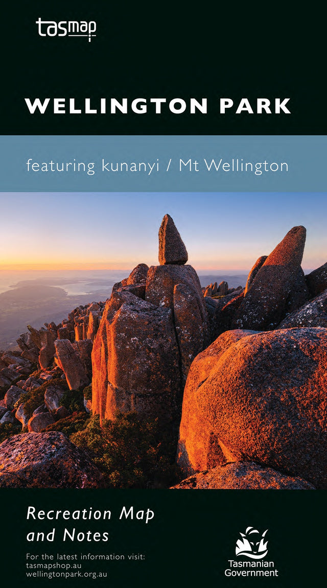 Wellington Park Recreation Map and Notes cover