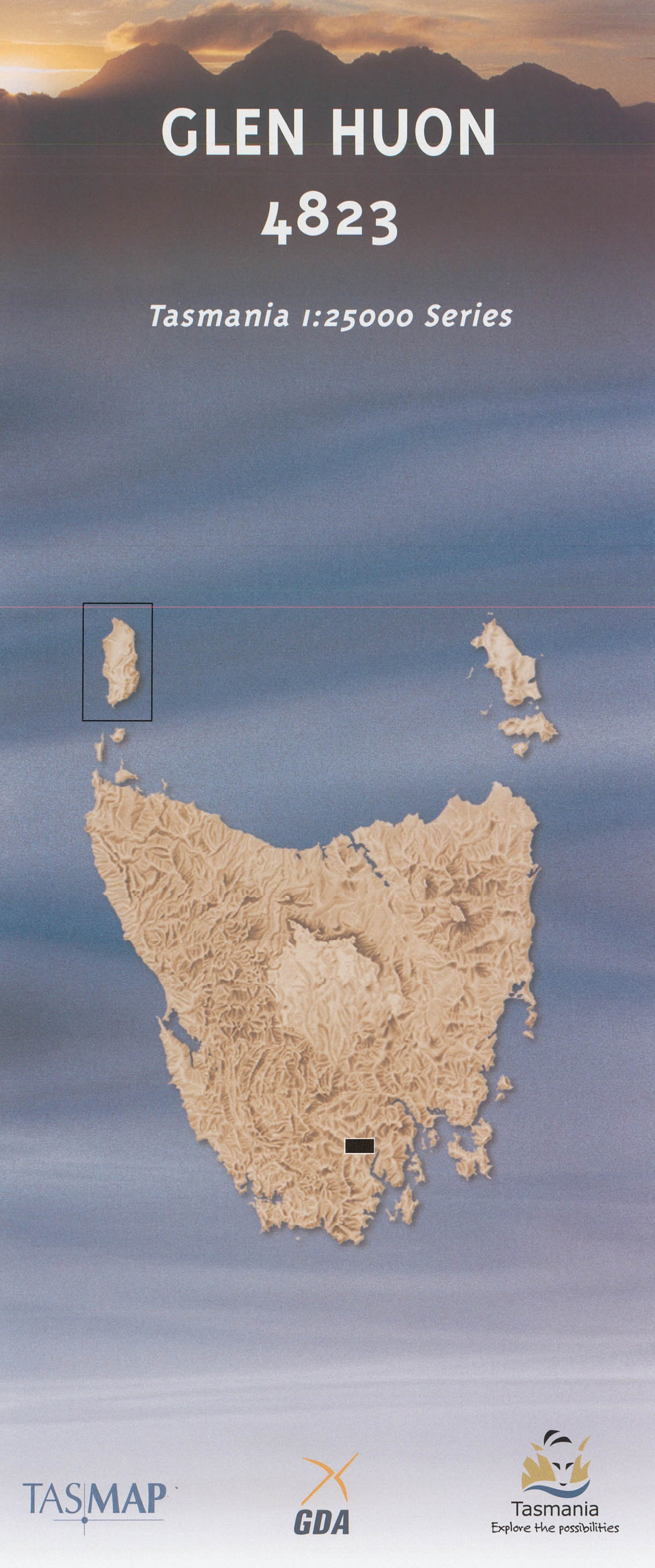 Glen Huon 1:25000 Topographic/Cadastral Map
