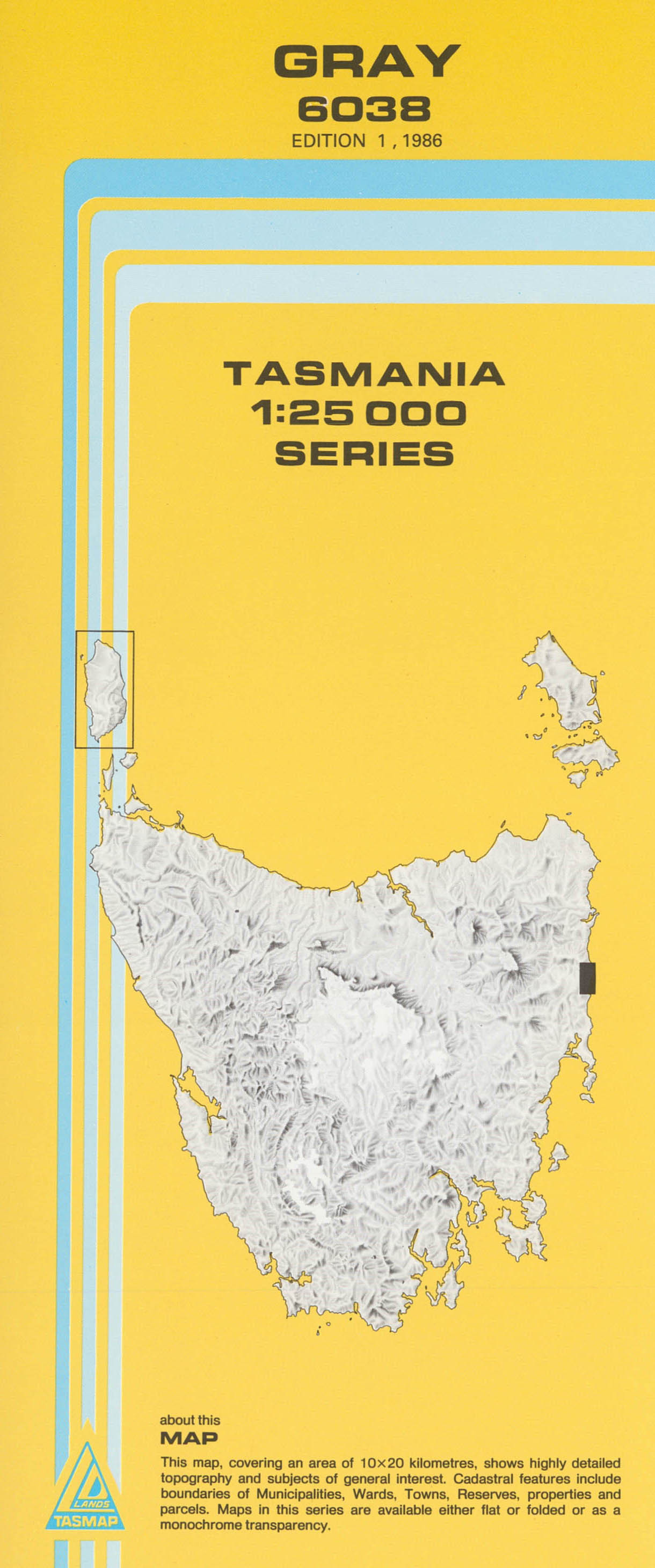 Gray 1:25000 Topographic/Cadastral Map