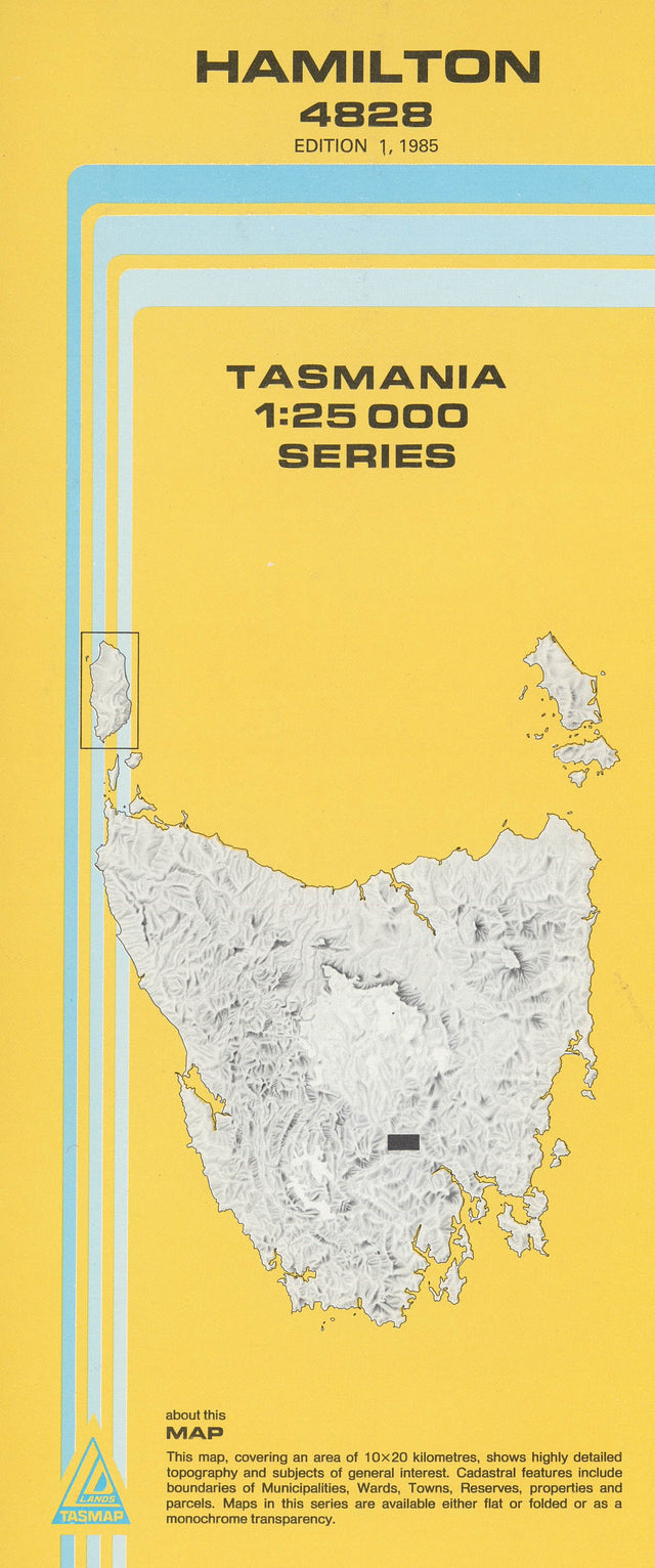 Cover of Hamilton 4828 1:25 000 map