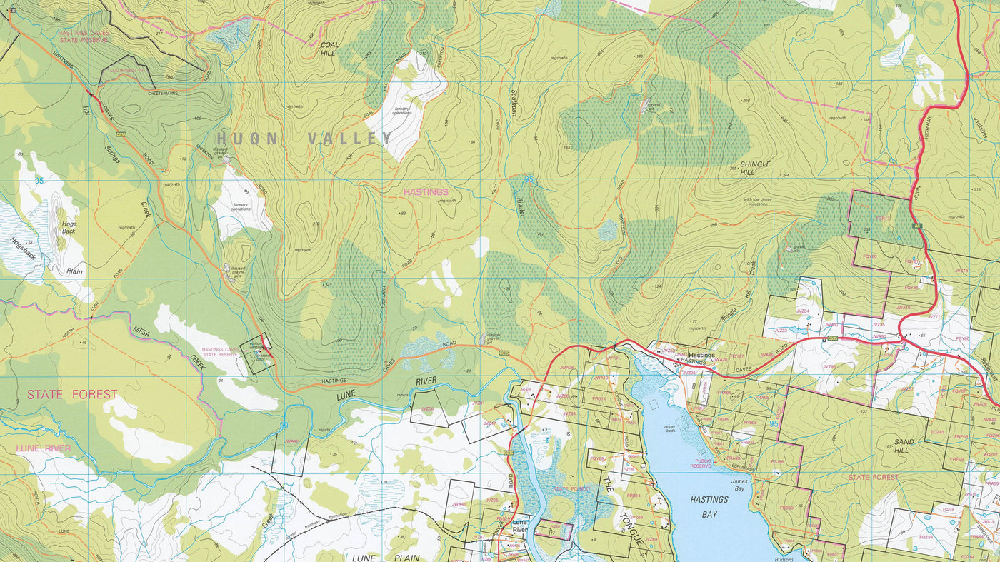 Thumbnail of Hastings 4819 1:250 000 map