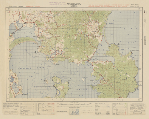 Historic Map Sorell thumbnail