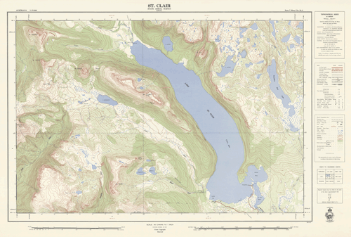 Historic Map St Clair Section A thumbnail