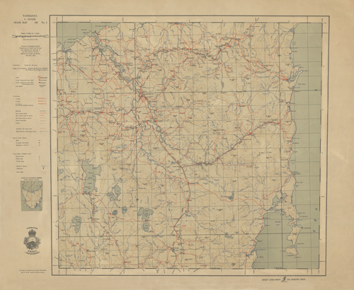 Historic Map of Tasmanian Section 4 thumbnail