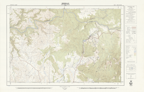 Historic Map of Zeehan B thumbnail