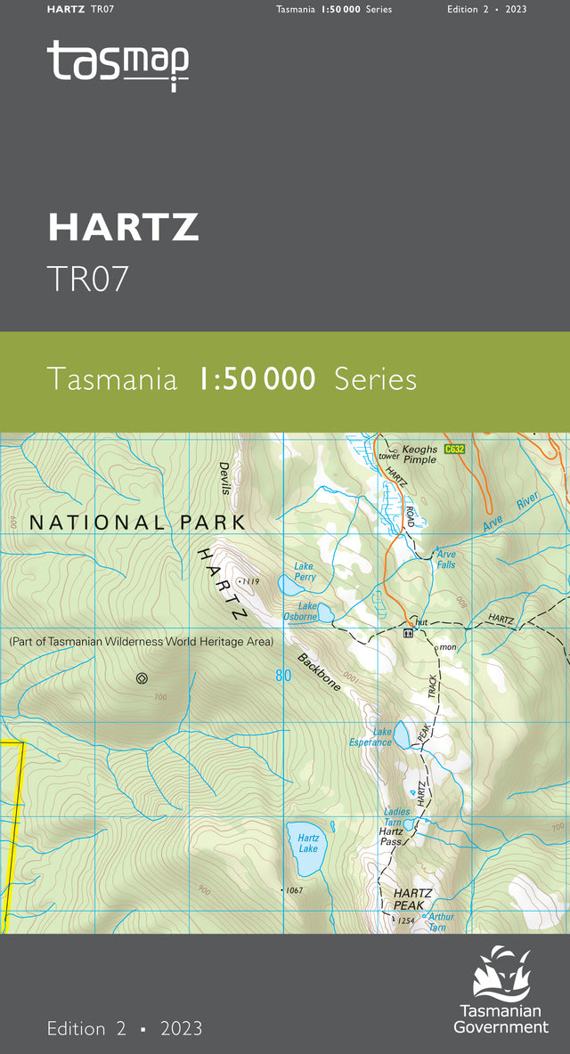 Cover of Hartz TR07 1:50 000 Series map