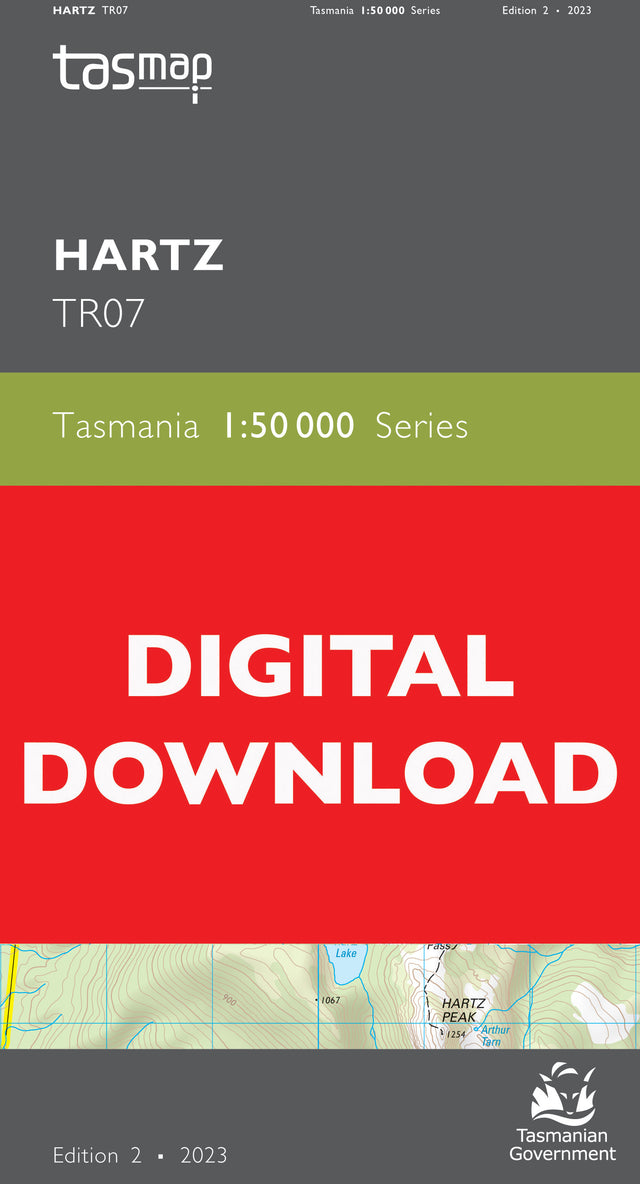 Cover of digital Hartz TR07 1:50 000 Series map