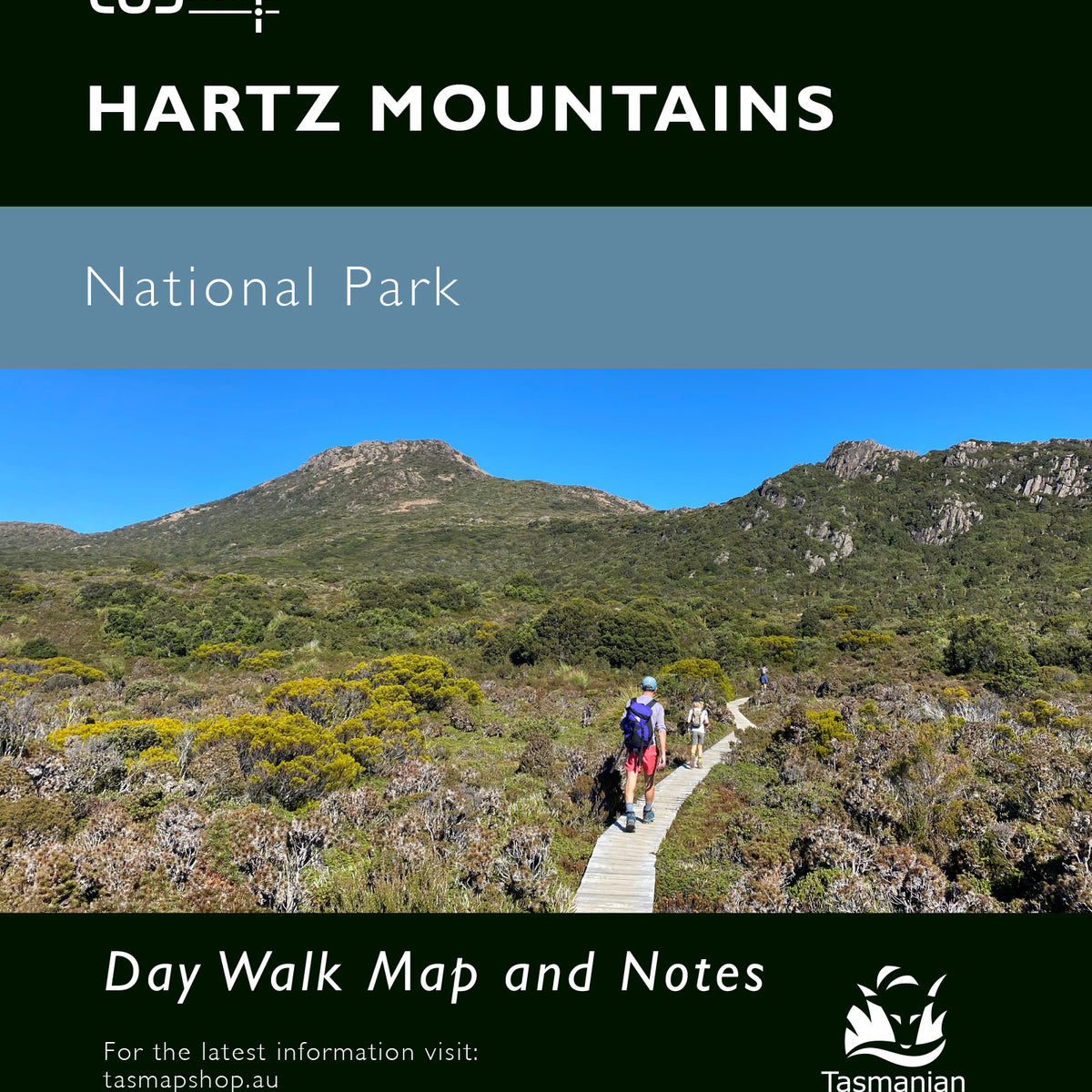 Hartz Mountains Day Walk Map – TASMAP