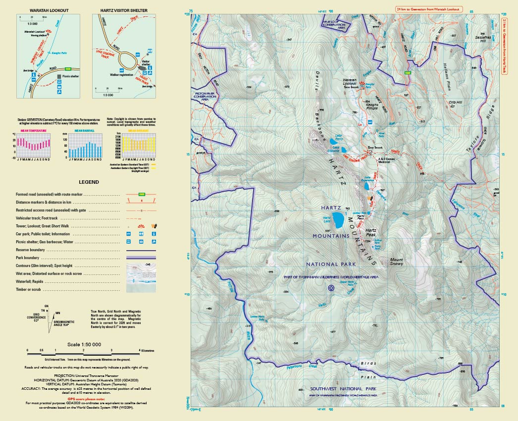 Hartz Mountains Day Walk Map