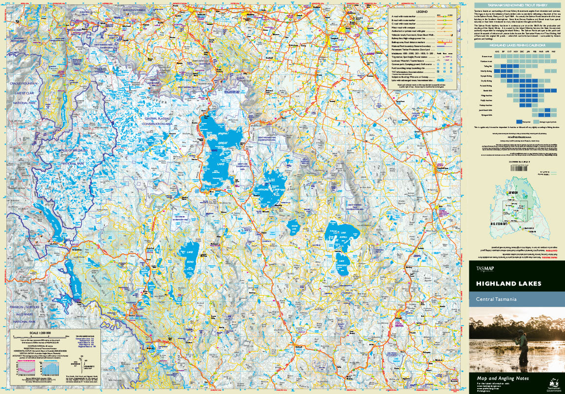 Thumbnail of Highland Lakes map 2022 edition