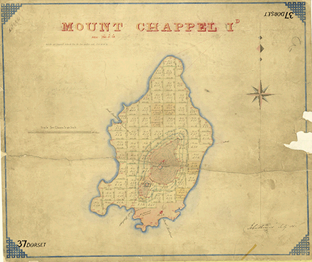 Mount Chappel Island Dorset 37 - Historical Chart