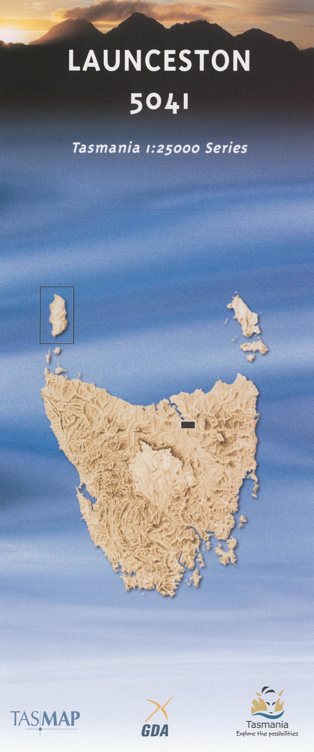 Cover of Launceston 5041 1:25 000 map