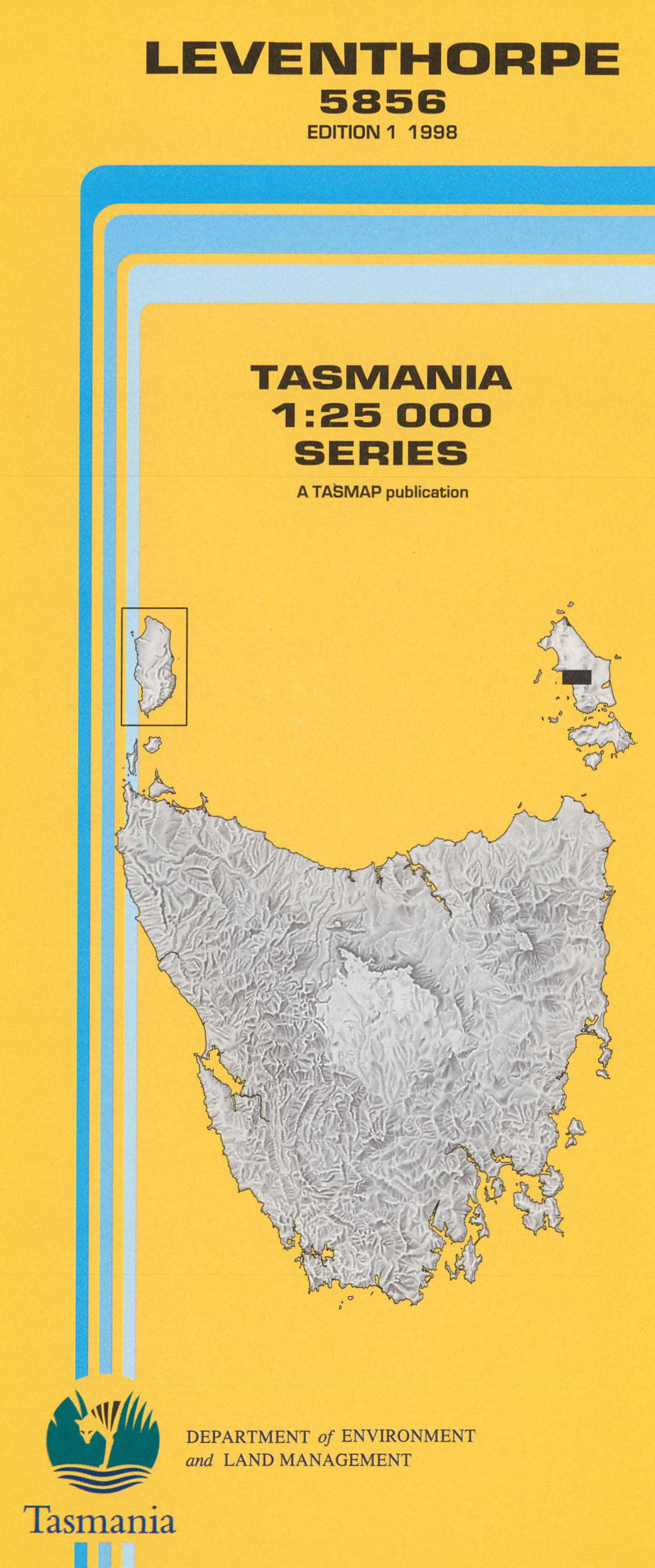 Cover of Leventhorpe 5856 1:25 000 map
